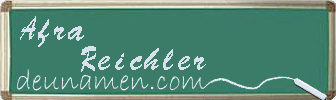 Afra Reichler Visitenkarte